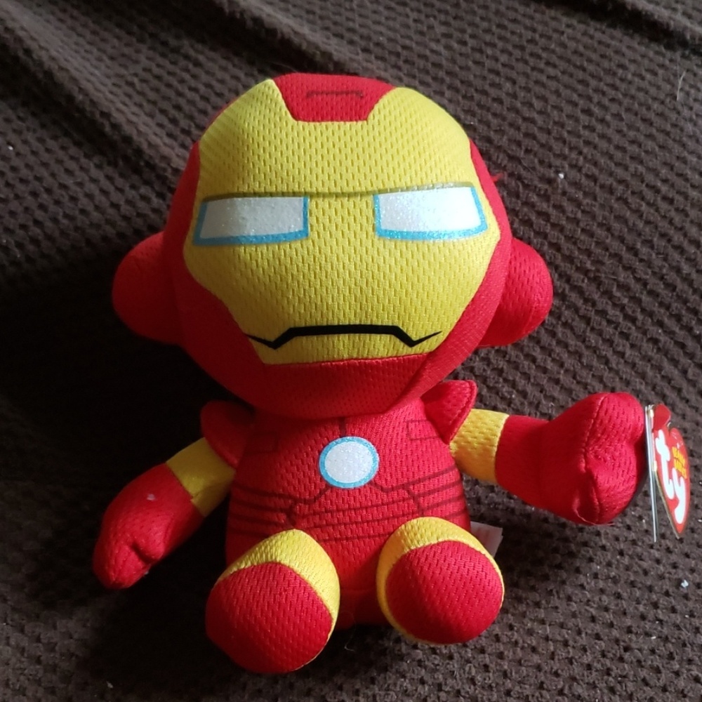 Iron Man Ty Beanie Baby